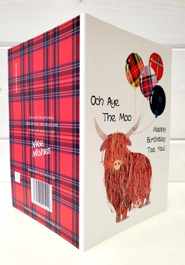 Och Aye The Moo Birthday Card WWBD113 - Image 2