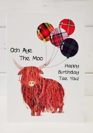 Och Aye The Moo Birthday Card WWBD113
