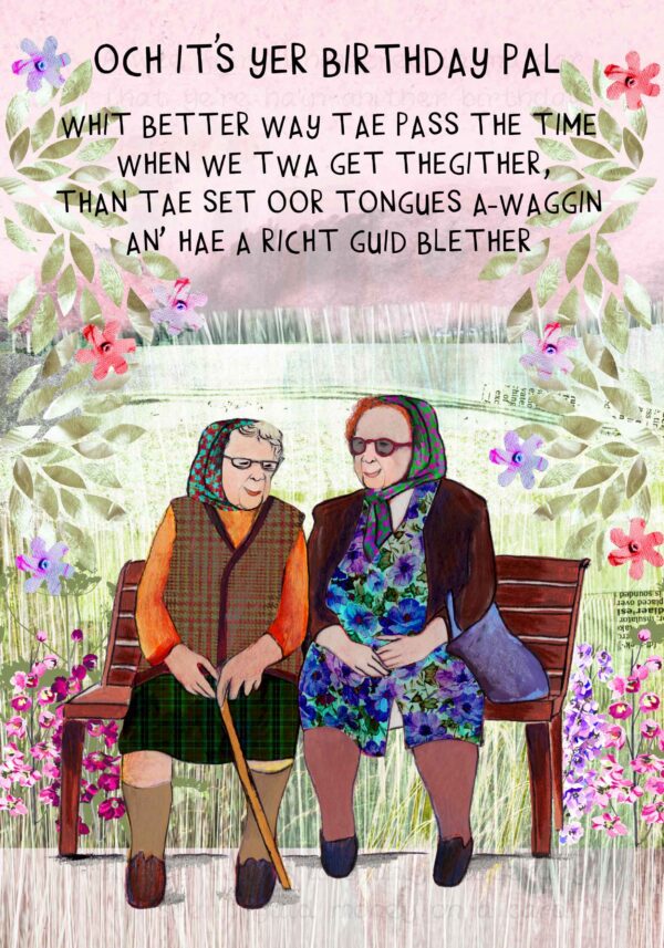 Birthday A Richt Guid Blether Card WWBD142