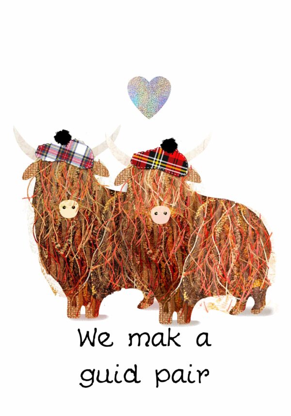 Lovey Dovey A Guid Pair Card WWLD12