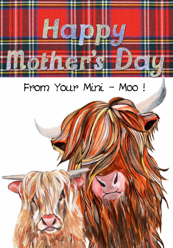 Mothers Day 'From Your Mini Moo' Card WWMD09