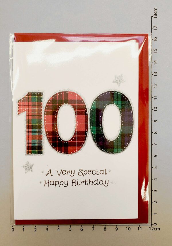 Scottish Birthday Card 100 WWTN100 - Image 2