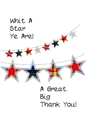 Thank You Card Star WWTY02