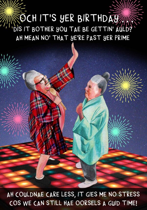 Birthday Dancin' In The Kitchen Card WWBD258