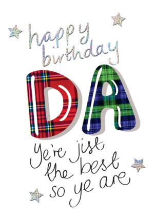 Tartan Words Card Da WWTW51