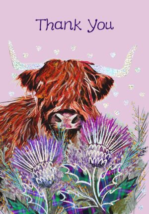Coo and Thistle Thank You Card WWTY11
