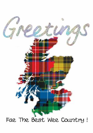Greetings Fae The Best Wee Country Card WWGR55