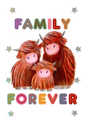Family Forever Coos Card WWJB32